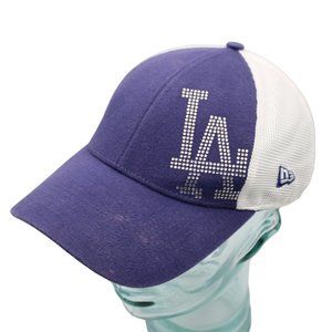 LA Los Angeles Dodgers New Era Jewel Ice Bling Rhinestone Baseball Hat Hook Loop